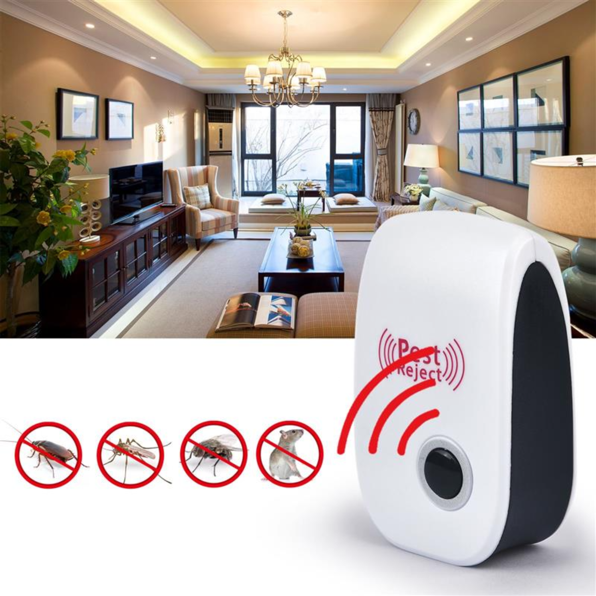 Ultrasonic Electronic Repellent - Anti Pest