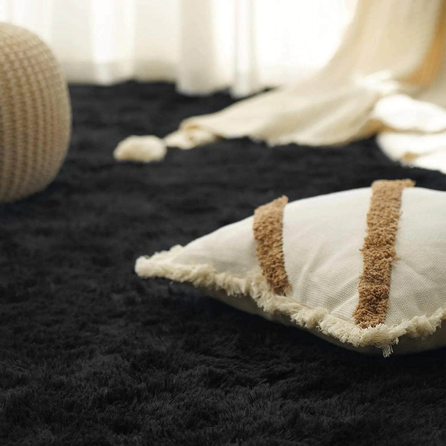 Nordic Furry Non-Slip Area Rug
