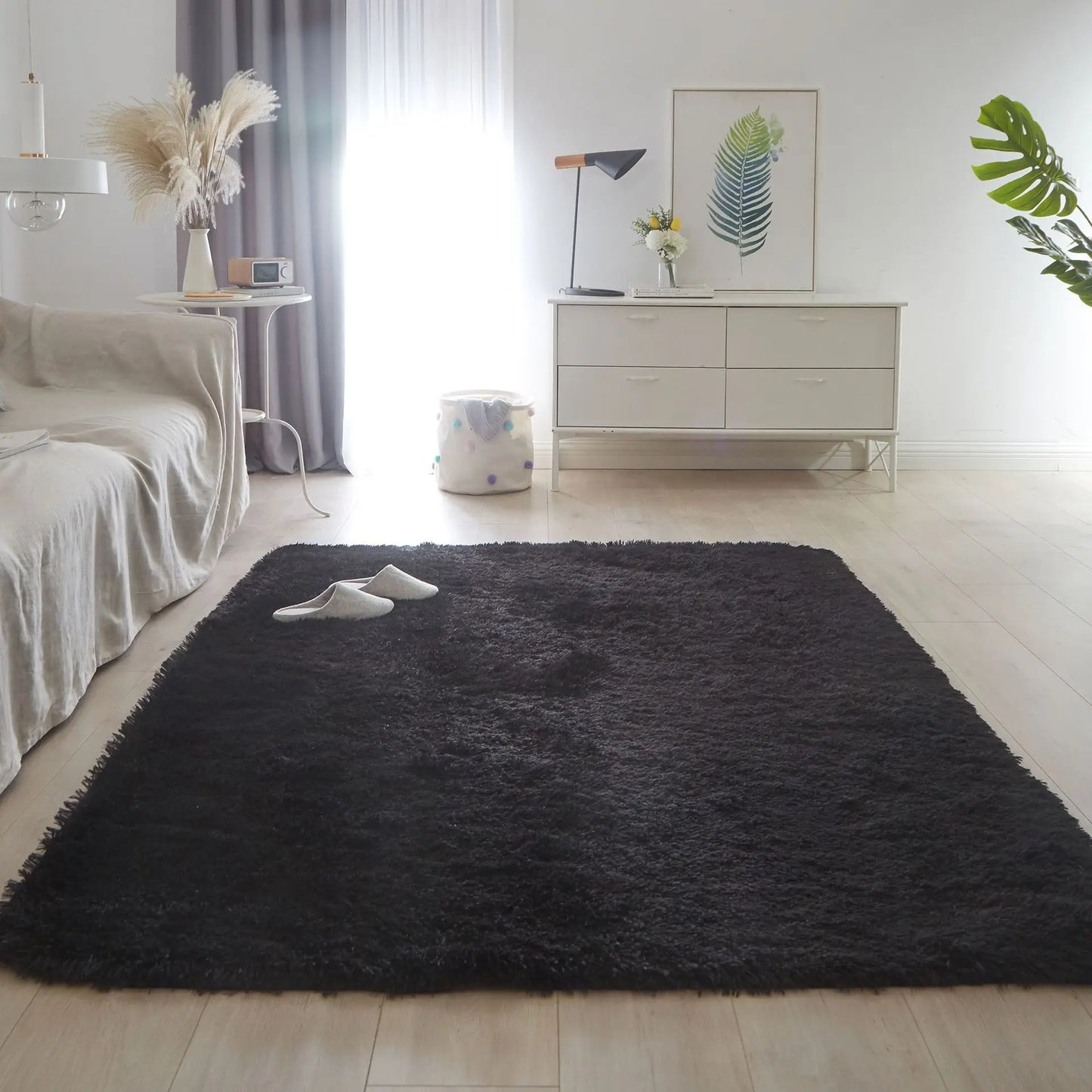 Nordic Furry Non-Slip Area Rug