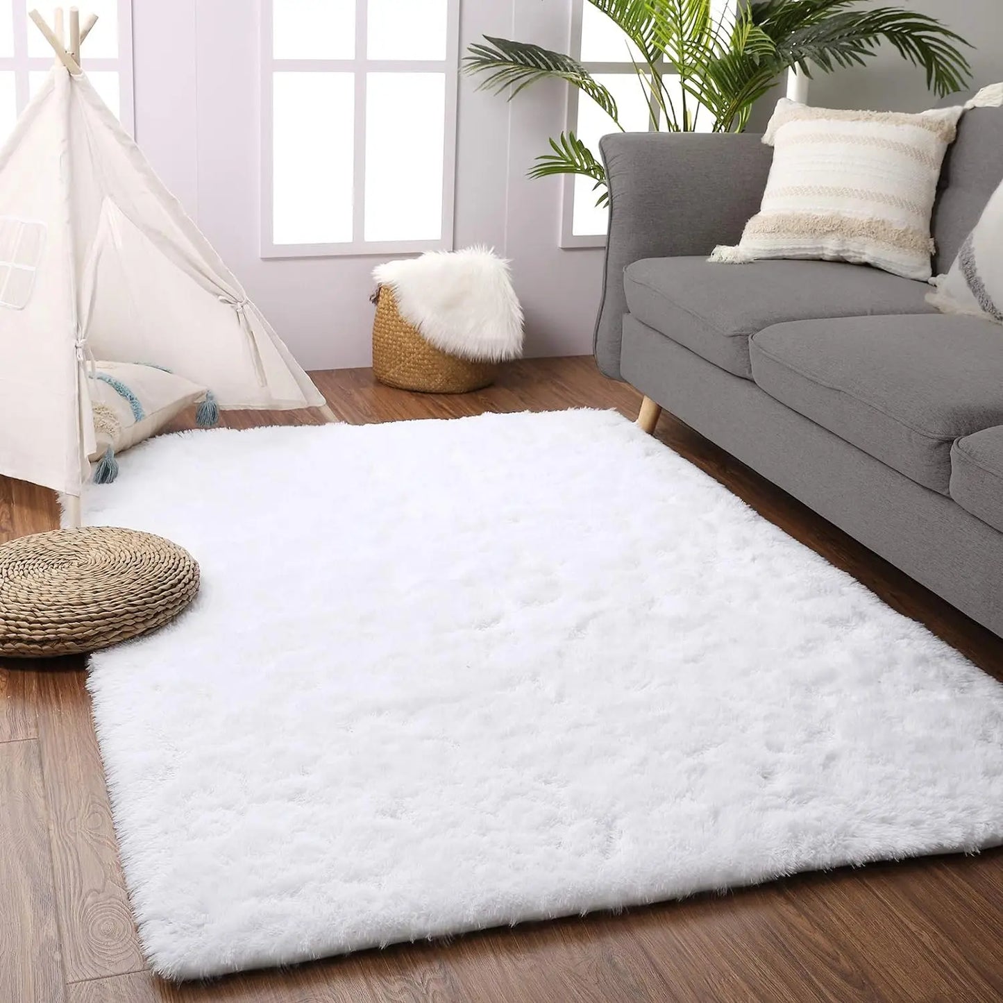 Nordic Furry Non-Slip Area Rug