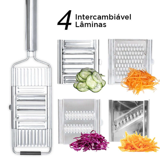 Professional multi-purpose vegetable with 4 Blades