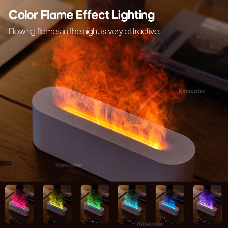 RGB Flame Essential Oil Diffuser