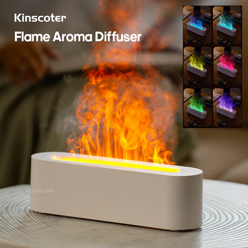 RGB Flame Essential Oil Diffuser