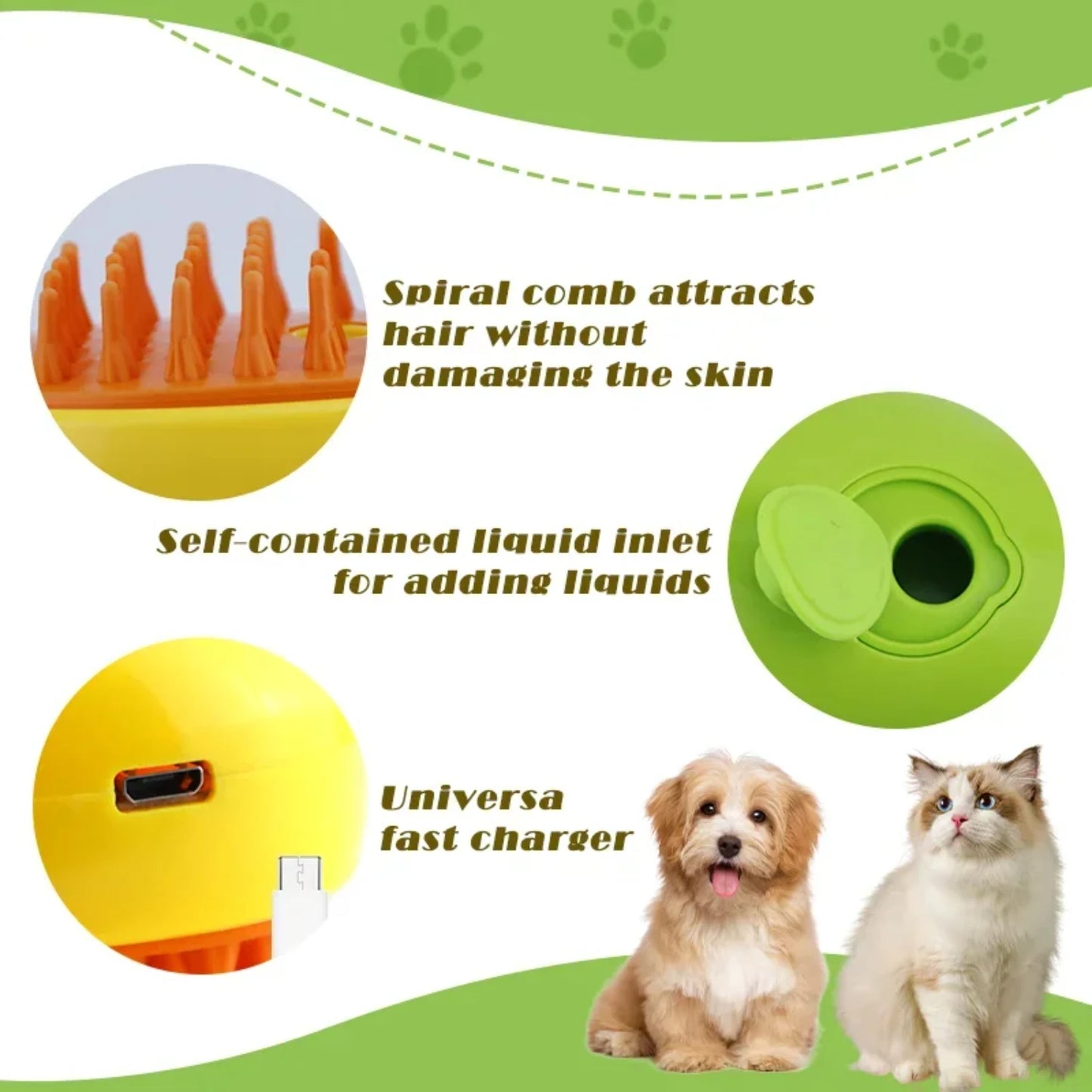 Pet Grooming Brush – Dog & Cat