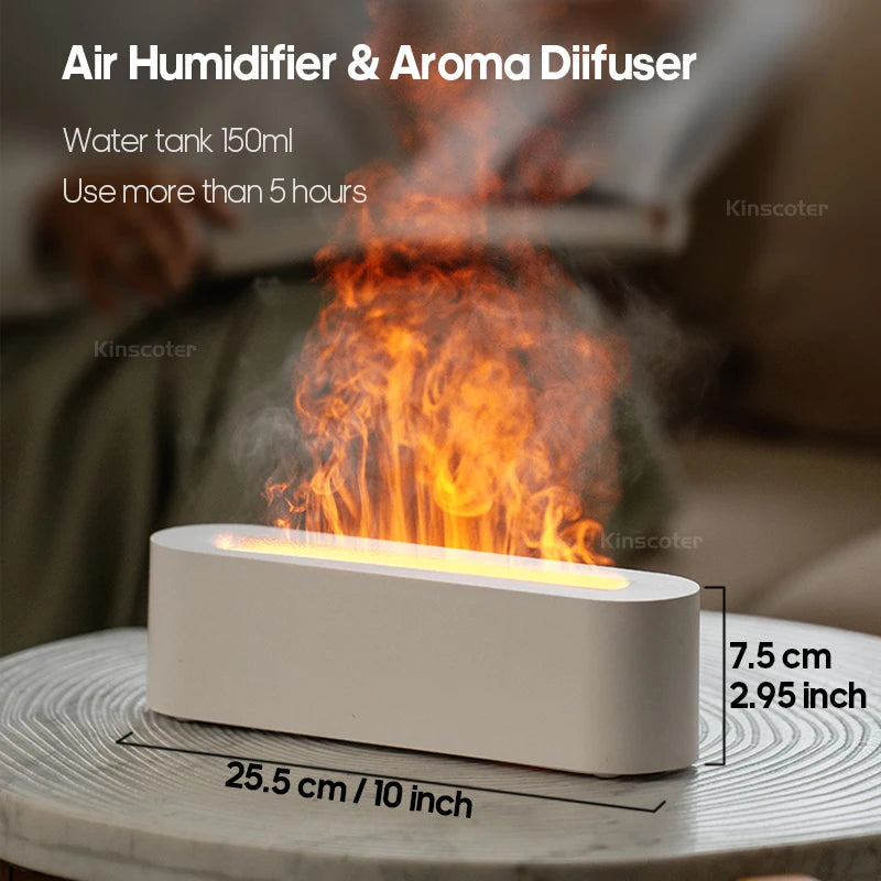 RGB Flame Essential Oil Diffuser