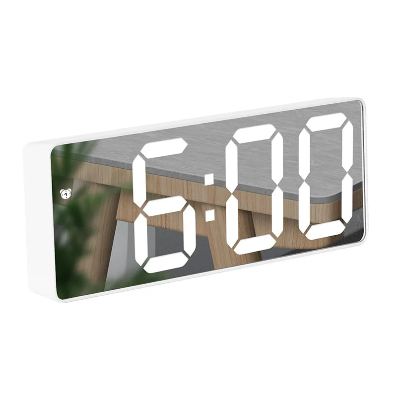Smart LED Alarm Clock – Curved Screen