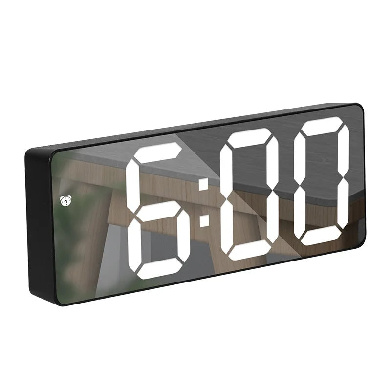 Smart LED Alarm Clock – Curved Screen