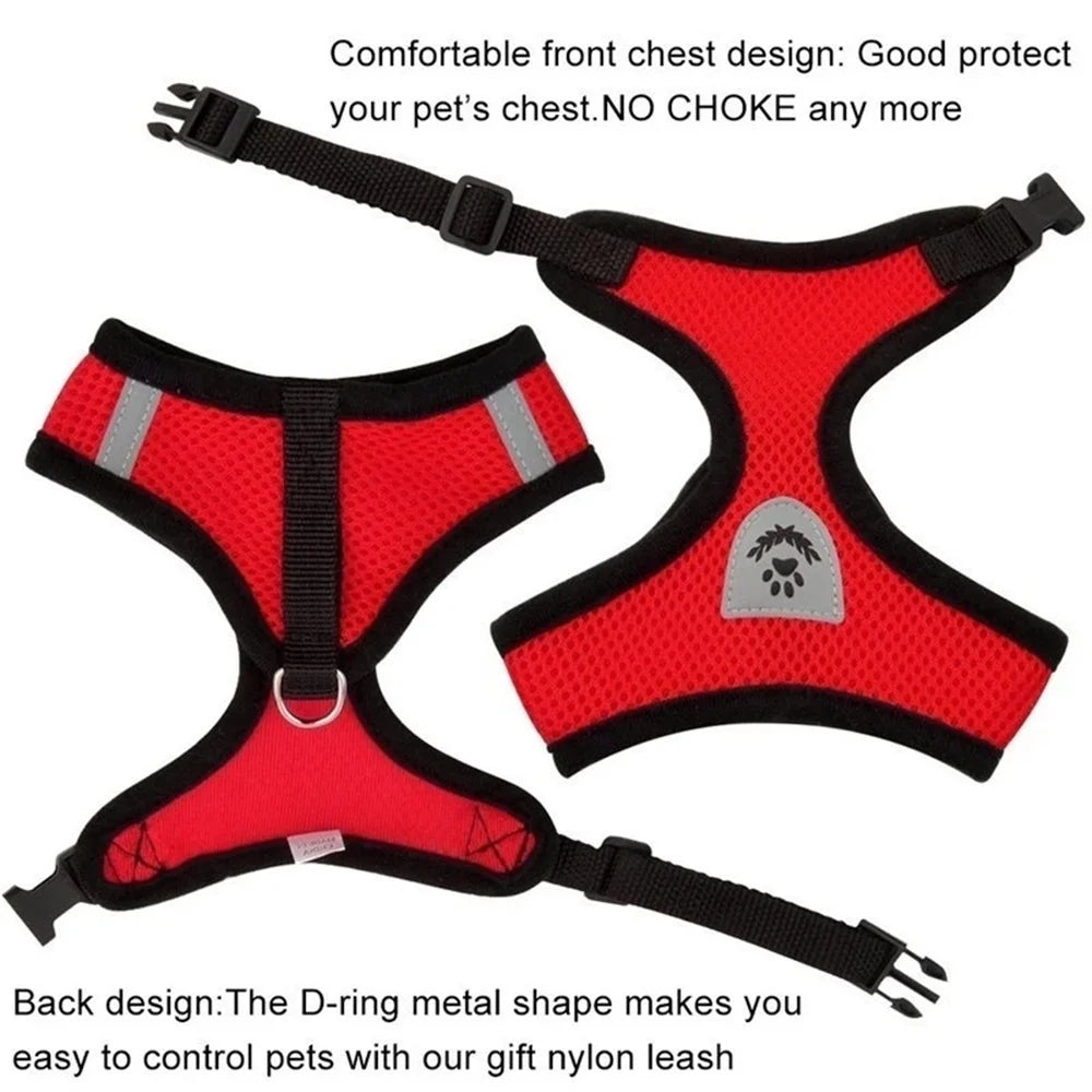 Adjustable Pet Harness – For Cats & Dogs