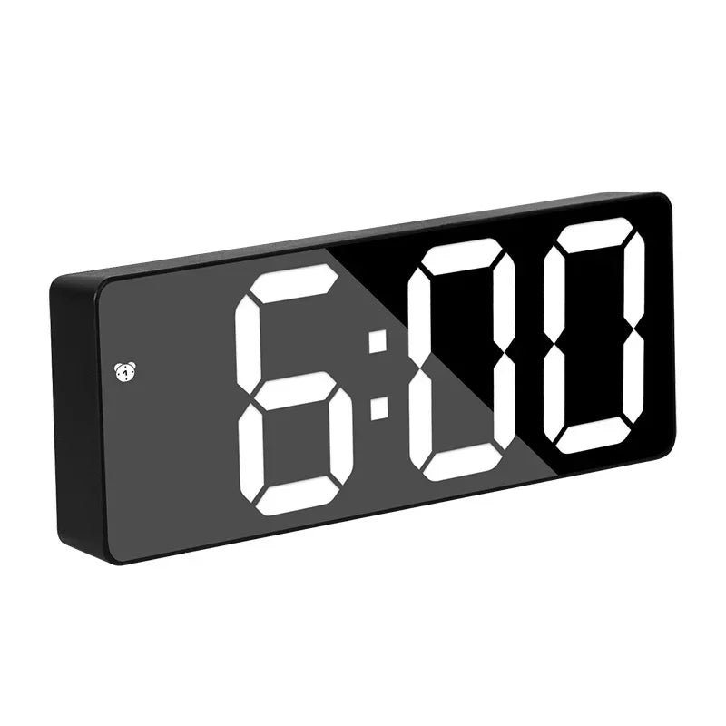 Smart LED Alarm Clock – Curved Screen