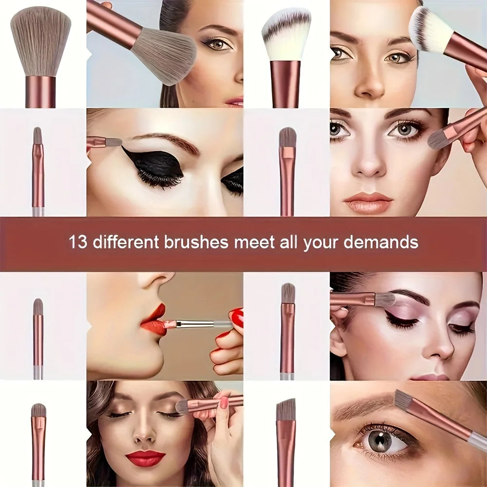 13pcs Professional Makeup Brush Set